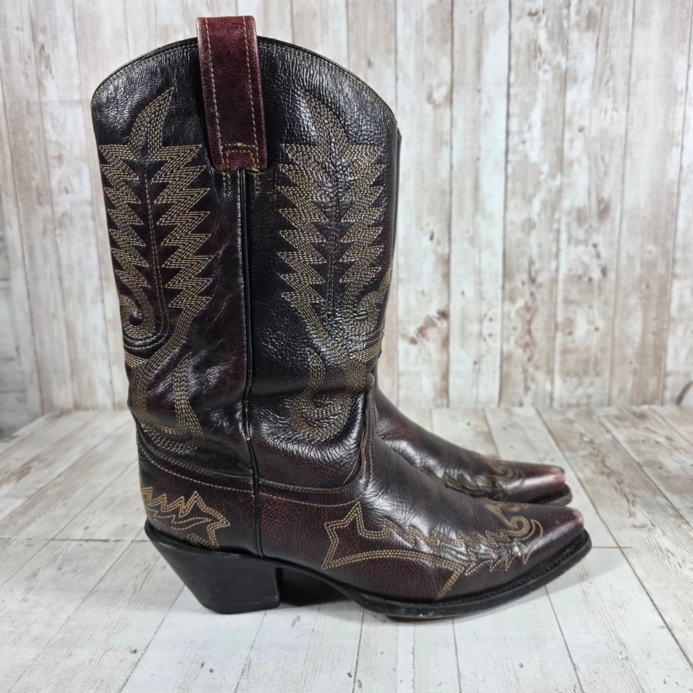 Corral Boots R2212 Womens 8M Brown Leather Pointed Toe Western Cowgirl Boots